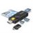 CARD READER USB-C+USB2.0 4SLOT/SMARTCARD CRE-SMP2A AXAGON