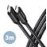 CABLE USB-C TO USB-C 3M 60W/BLACK BUCM3-CM30AB AXAGON